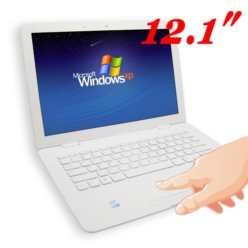 Small PC Laptop with 12.1 Inch LCD Display + Intel GMA945 + 1GB Memory + Wifi - Click Image to Close